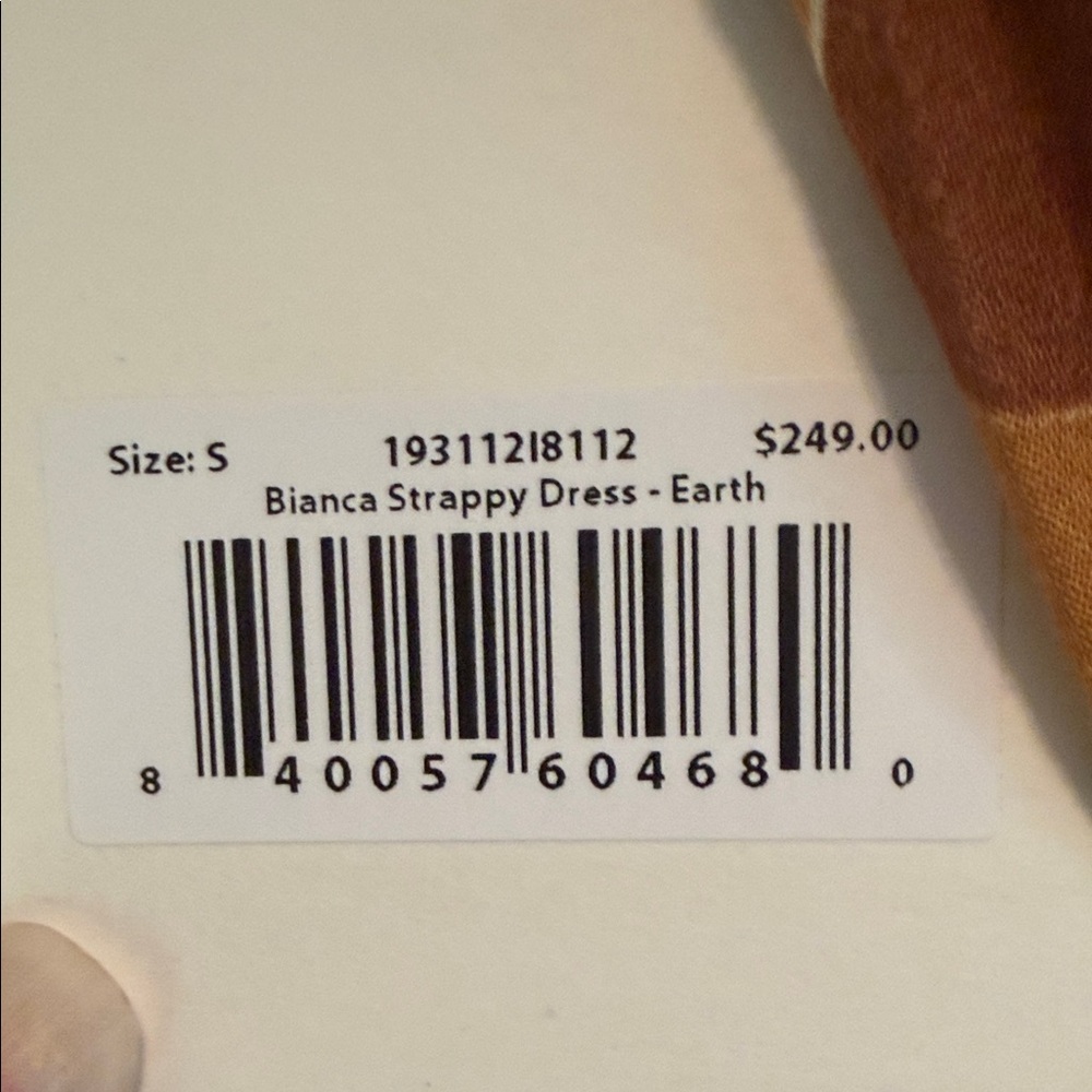 Spell Bianca Strappy Dress in Earthy Brown NWT size Smal - Picture 4 of 9